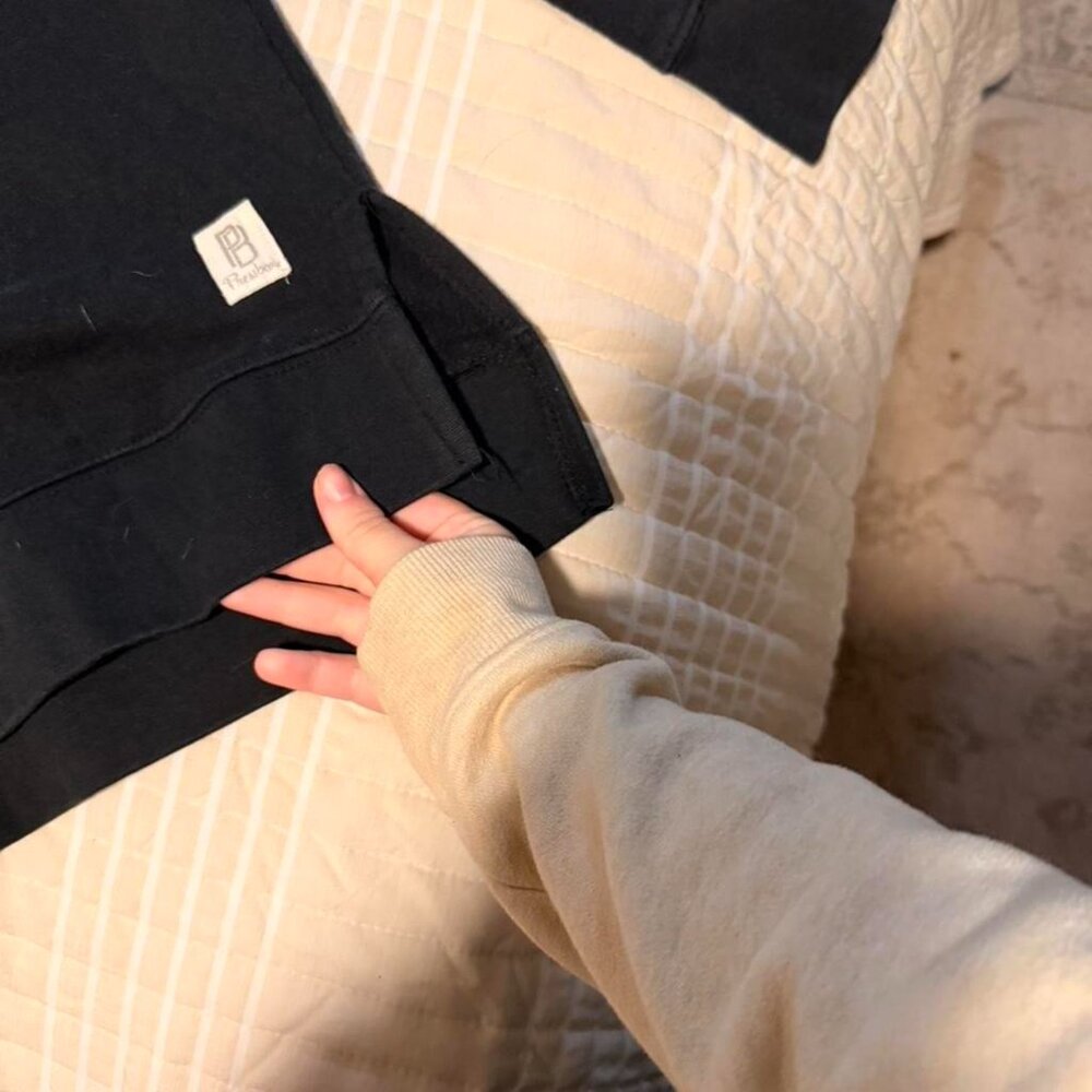 Texas Tech Cheetah Print Split Hem Sweatshirt Bla… - image 3